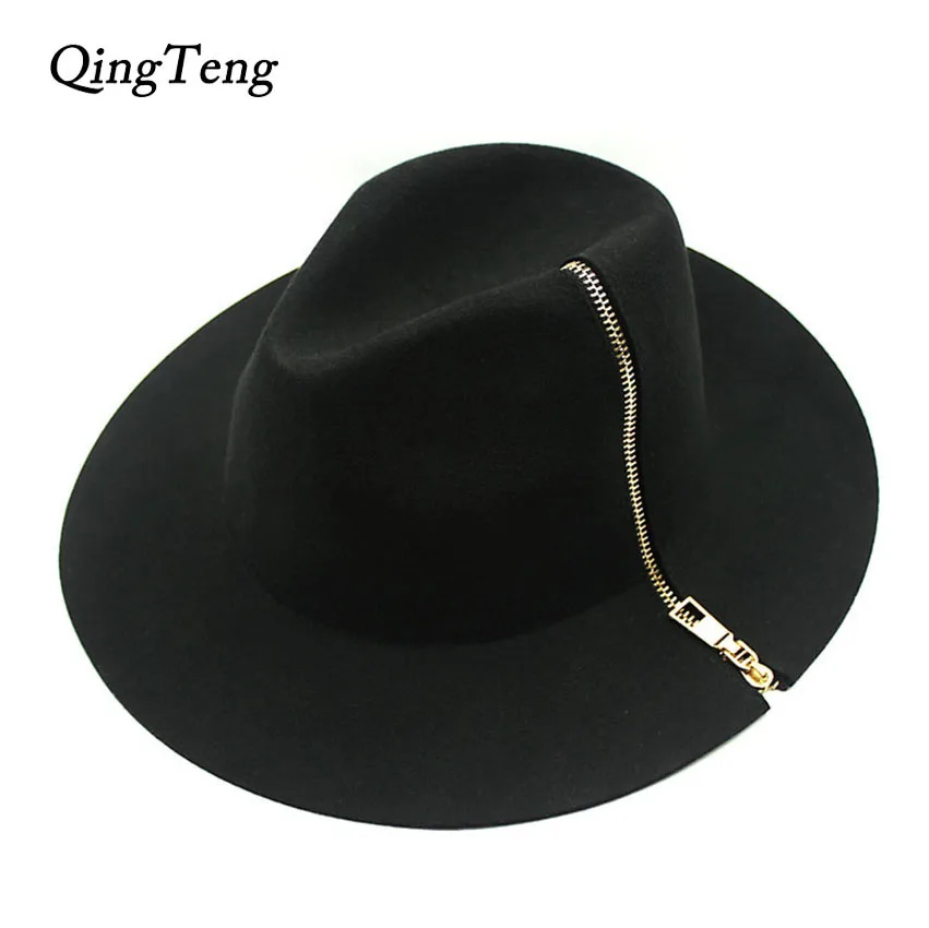 Ladies High Fashion Wide Brim Fedora Hat Ladies High Fashion Wide Brim Fedora Hat