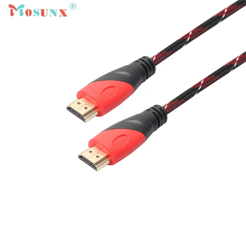 

advanced for PS3 Xbox HDTV Meters 1080P DF New Braided HDMI Cable V1.4 AV HD 3D 2017 hot sales 1PC
