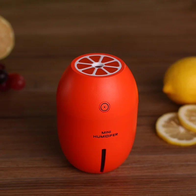 

Creative Lemon Style USB Ultrasonic Air Humidifier With Colorful Led Light Essential Oil Aroma Diffuser Auto Off Touch Switch