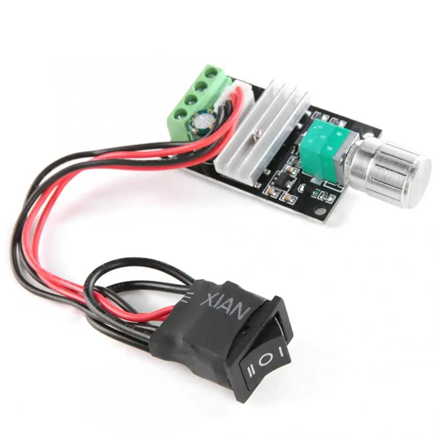 DC 6 28V 3A ШИМ контроллер скорости электродвигателя регулятор с функцией