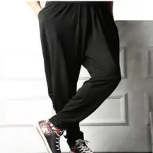 Европа и США Весна и осень маленькие ножки штаны-шаровары черный мульти-карман Большие размеры Мужские штаны/27-40