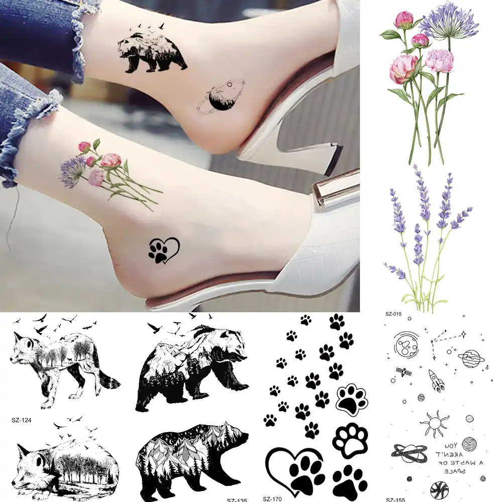 Small Leg Tattoos Womens