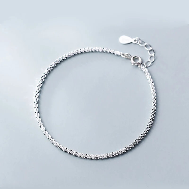 La MaxZa, 925 пробы, серебряные, специальные браслеты для женщин, девушек, трендовые ювелирные изделия, серебро 925, браслет для женщин, регулируемый