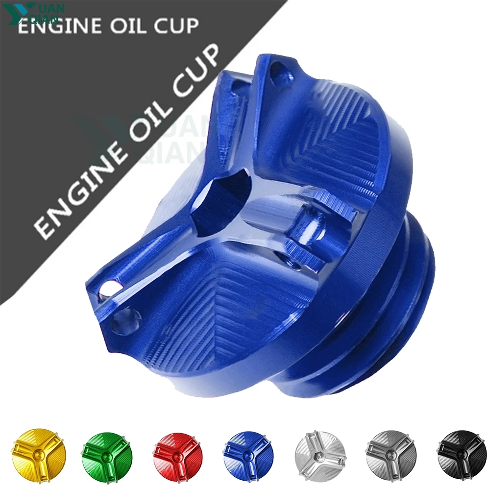 

For Suzuki GSX-R600 1997 1998 1999 2000 2001 2002-2017 Motorcycle accessories M20*2.5 Engine Oil Filter Cup Plug Cover Screw