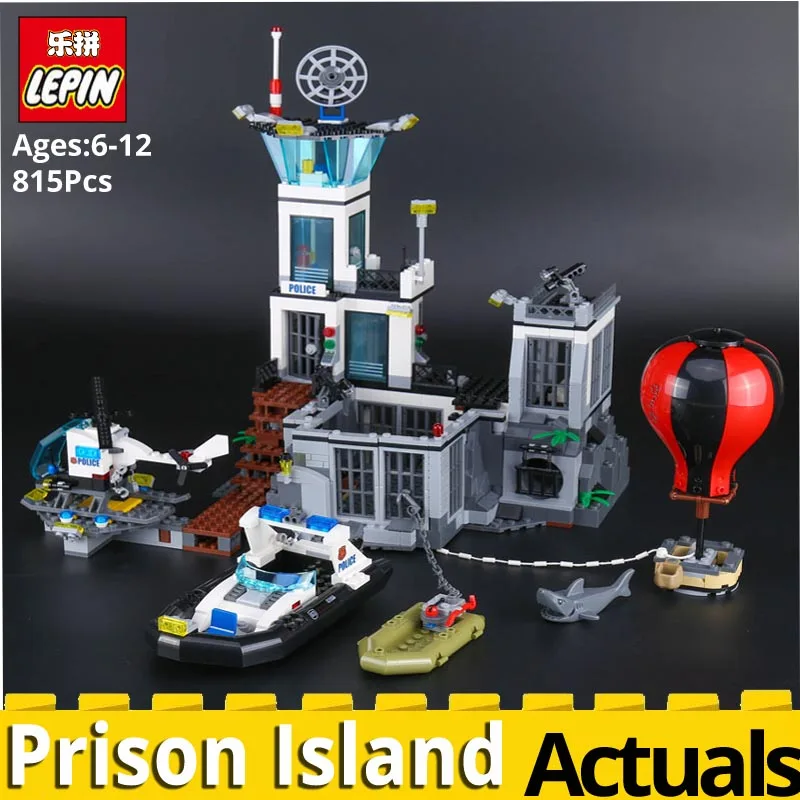 

LEPIN CITY 02006 Prison Island Police Genuine Set Compatible legoingly 60130 Building Blocks Bricks Educational Toys Kis Gifts
