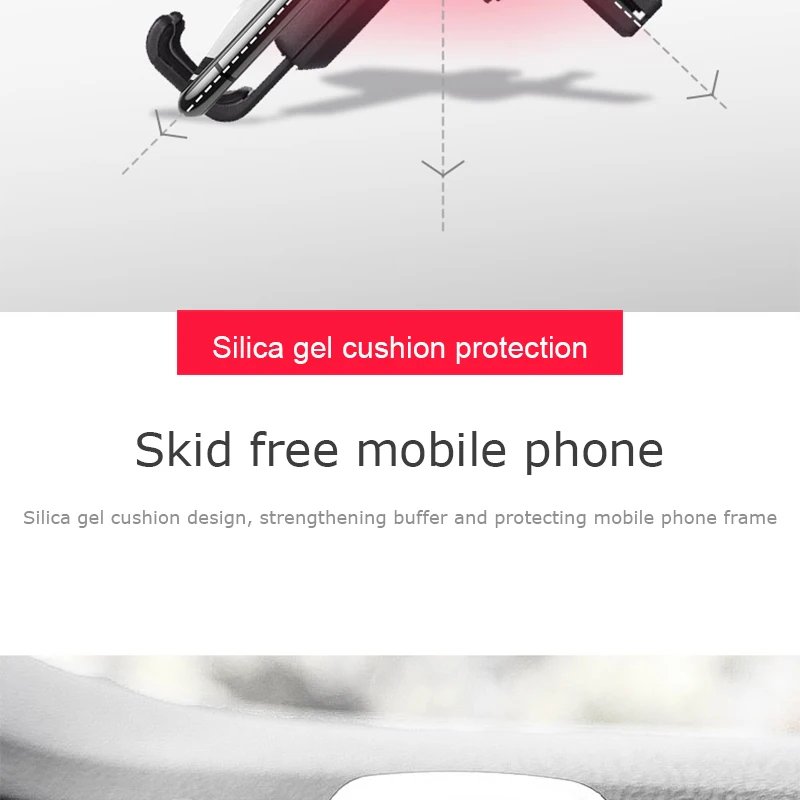 Универсальный автомобильный держатель для телефона, держатель на вентиляционное отверстие автомобиля, подставка без магнитного держателя для мобильного телефона, Гравитационный держатель для смартфона
