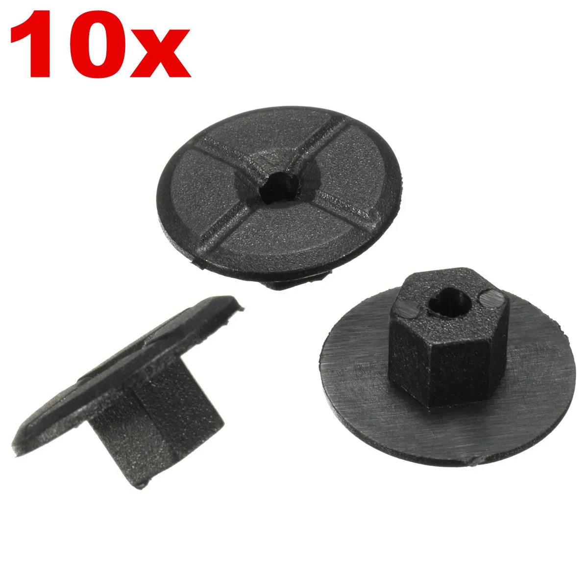 10x Nut Clips For Mercedes/Benz Wheel Arch Splashguards Undertray Bumper Panelin Nuts & Bolts