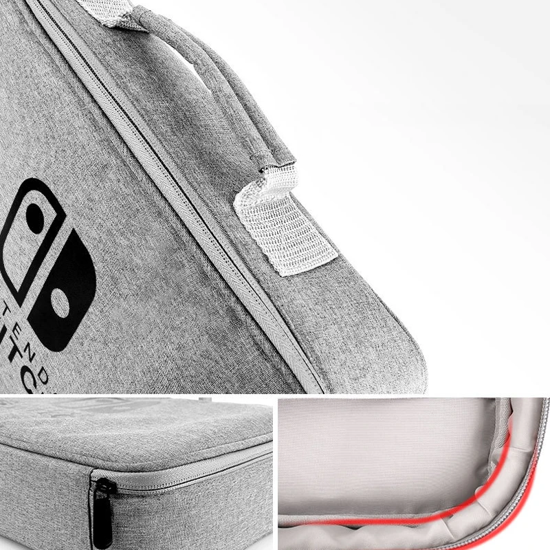 EVA Портативная сумка для хранения, чехол, сумка для переноски с переключателем, консоль для переключателя, водонепроницаемый серый чехол, аксессуары для игр