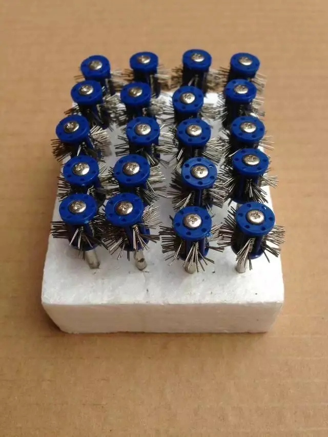 20 шт./упак. 0,2 мм Монтажная матовая проволока, ювелирный роторный Бур точка, Золото Алмаз серебро полировальный круг шлифовальные щетки