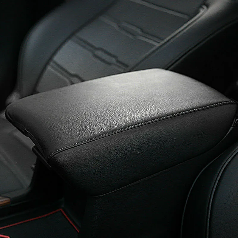 For Honda CRV 10-17 Synthetic Leather Seat Armrest Cover Shell Trim Black Pair