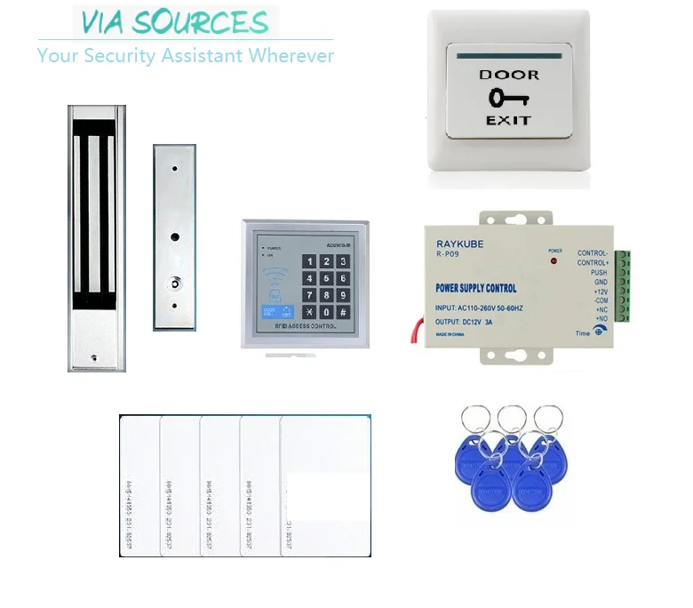 

Direct Factory Home Control DIY Full Kit Set With Magnetic Door Lock Security Full Kit Improvement RFID Door Access