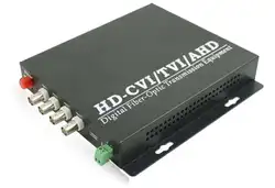 Волокно/AHD/CVI/TVI 3in1 оптический передатчик/волокно Extender/4ch HD 1080 P, fc, одномодовый, singlefiber 20 км