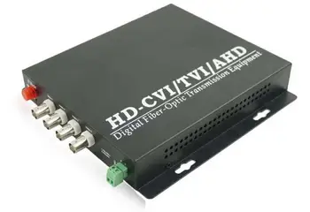 

fiber AHD/CVI/TVI 3in1 optical transmitter/fiber extender/4ch HD 1080p, FC, Singlemode,Singlefiber 20km
