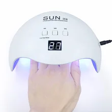 УФ-светодиодный лампы для ногтей 48 Вт Сушилка для ногтей машина для лечения УФ-гель светодиодный гель для ногтей машины зондирования 30/60/99 S ЖК-дисплей Дисплей свет