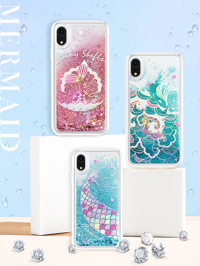 KINGXBAR for iPhone XR Case Quicksand Case for iPhone XR Cover Anti-knock for iPhoneXR Cover Cute Luxury for Apple XR Shell Capa (5)