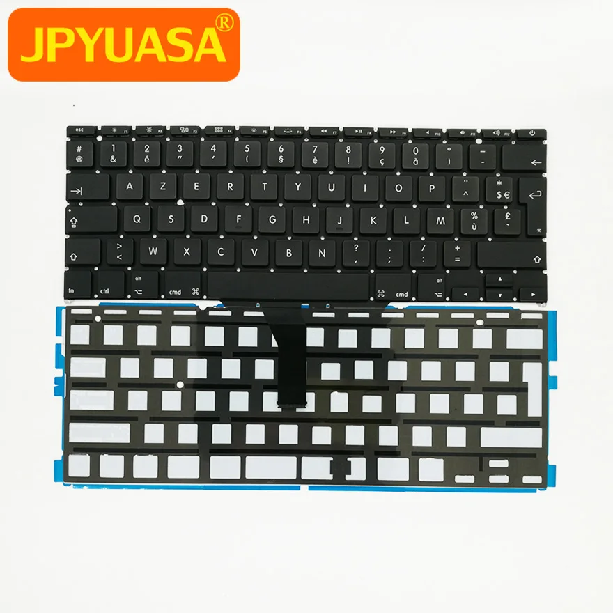 5 шт./лот Новинка для MacBook Air 11 6 &quotA1370 A1465 AZERTY FR Французская клавиатура с подсветкой