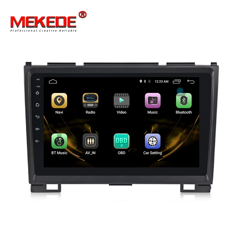 Excellent MEKEDE Russian menu Navitel map 9inch Full touch Android7.1 Car dvd gps player for Greatwall Hover H5 with 4G LTE wifi BT radio 3