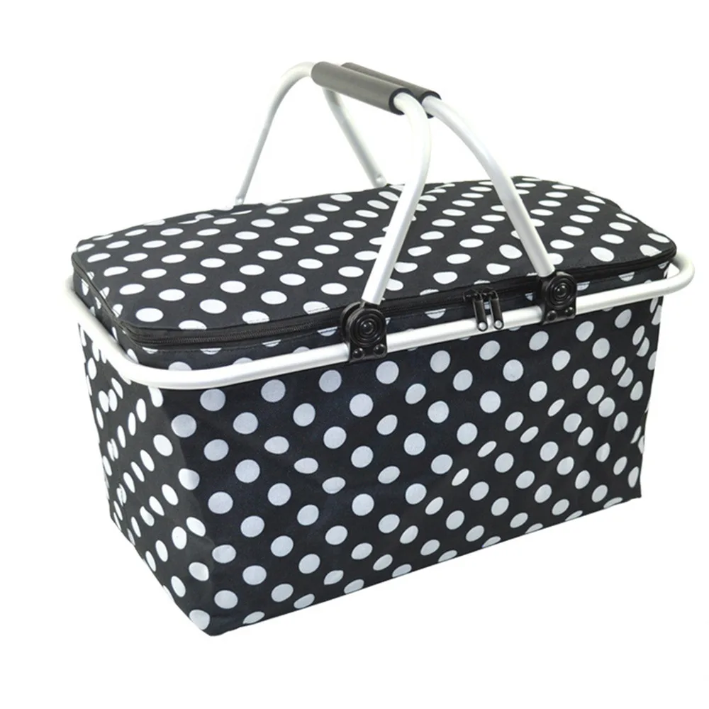 Camping picnic bag Aluminum alloy frame outdoor Insulation picnic