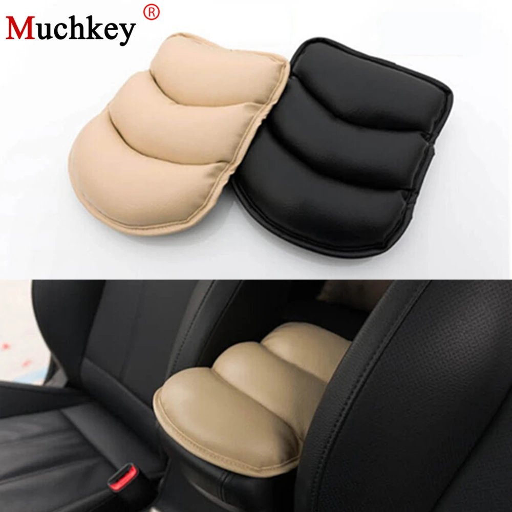 

Car-Styling Soft PU Mat Cushion Armrests Cover Vehicle Center Console Armrests Seat Box Pad Protective Case 1pc