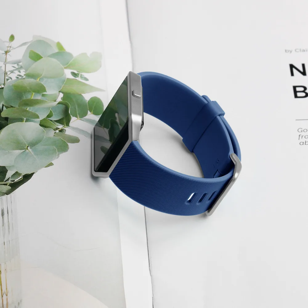 Силиконовый ремешок для fitbit blaze band replacment браслет на запястье ремень Correa smartwatch резиновый ремешок+ металлическая пряжка