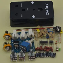 DIY гитарные педали с эффектом Delay наборы с 1590B и ICPT2399, TL072CP наборы педалей
