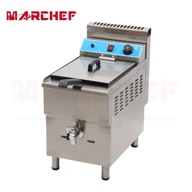 Marchef 17l Satu Tangki Profesional Peralatan Dapur Gas Industri Marchef 17l Satu Tangki Profesional Peralatan Dapur Gas Industri Deep Bahasa Perancis Fryer