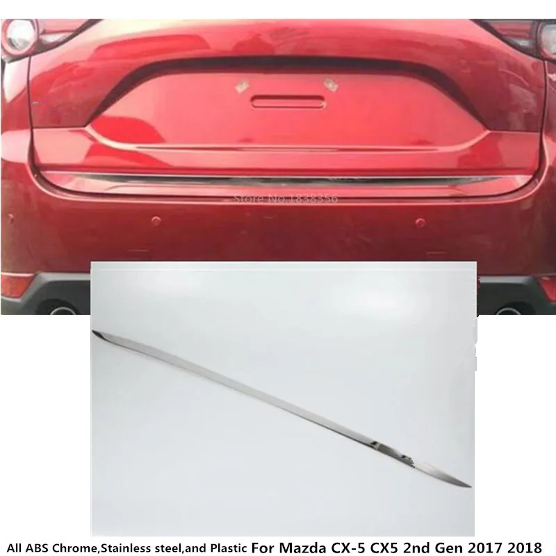 Для Mazda CX 5 CX5 2nd Gen 2017 2018 2019 2020 Автомобильная крышка багажника из нержавеющей стали