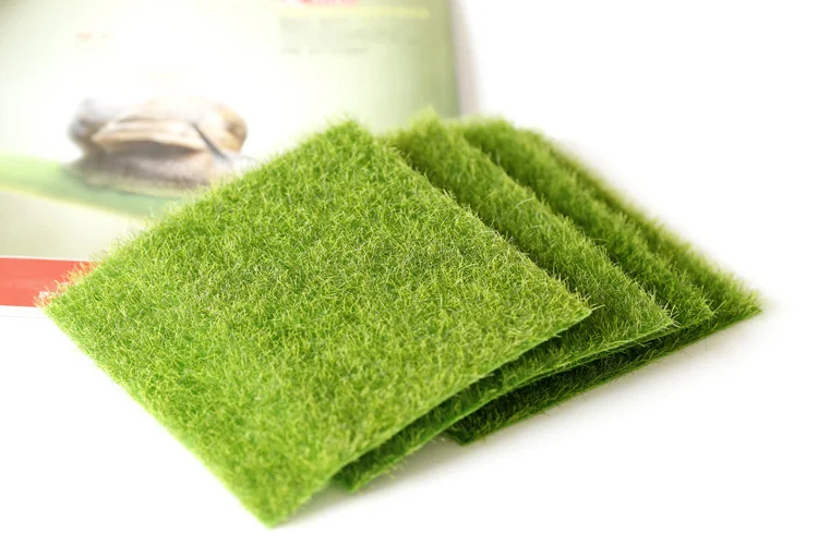 Искусственная зеленая трава 30 см квадратной формы имитация растения модель дома миниатюрное украшение для сада в виде Феи аксессуары игрушки