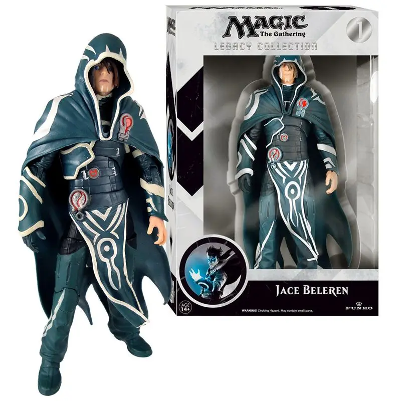 

Official Funko Legacy Collection Action Figure 6'' TV: Magic The Gathering - JACE BELEREN with Hooded Cape Collectible Model Toy