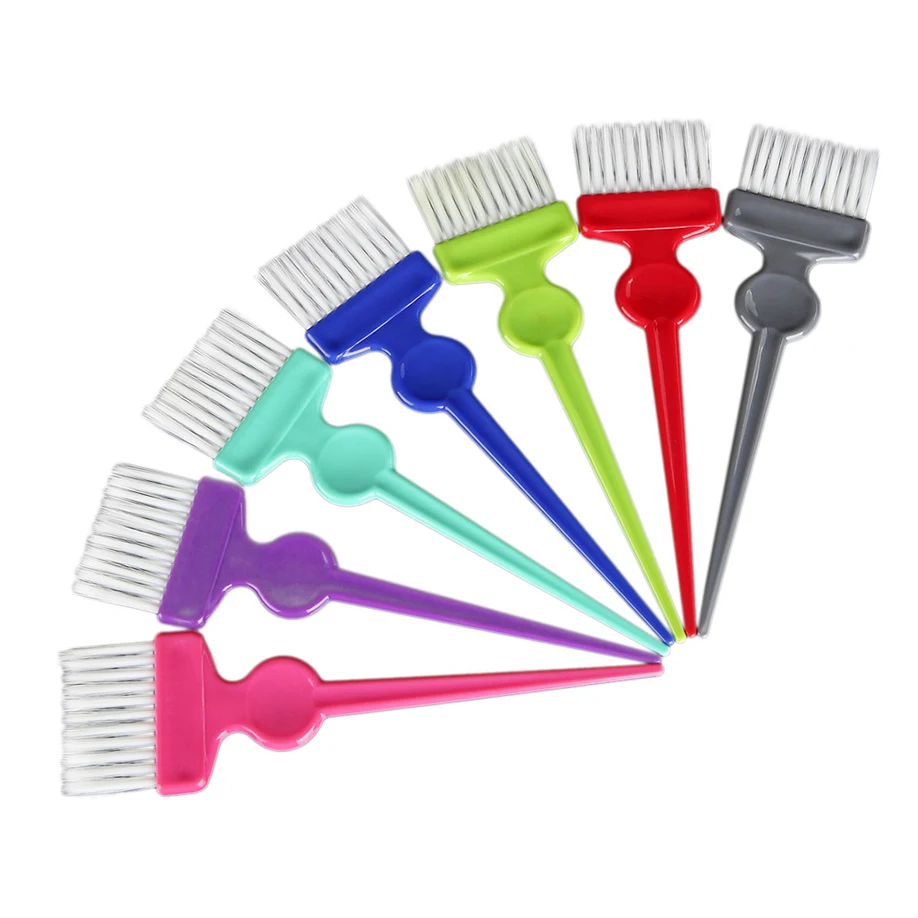 

ISHOWTIENDA hairbrush brush Hairdressing Brushes Combo Salon Hair Color Dye Tint Tool Kit New plastic hair dye