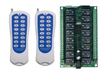 

433mhz/315m smart home 1000M Long Range DC12V 16CH Radio Controller RF Wireless Remote Control Switch System relay free ship