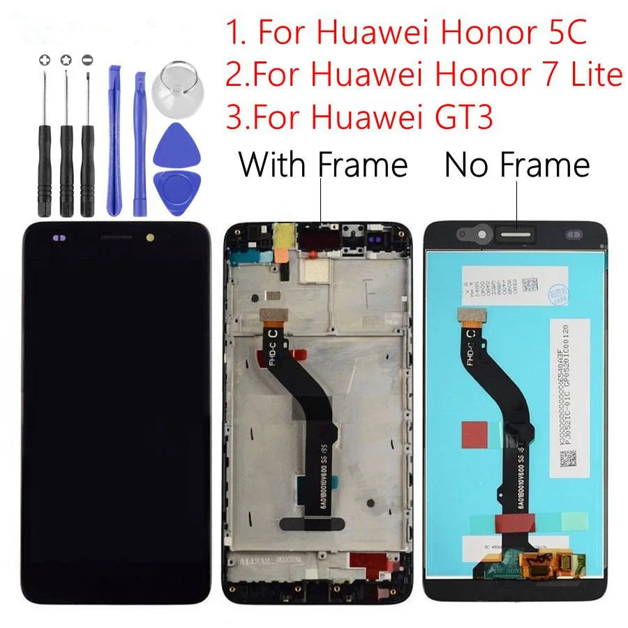 

Huawei Honor 5C LCD 7Lite 7 Lite Display Touch Screen Digitizer For Huawei Honor 5C LCD With Frame NEM-L21 NEM-L51 Replacement