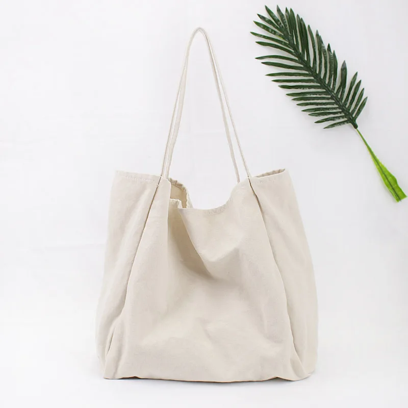 Женские сумки для женщин Ретро хлопчатобумажная сумка многоразовая сумка для покупок, большая вместительность мода искусство bolsa feminina sac основной femme - Цвет: WHITE