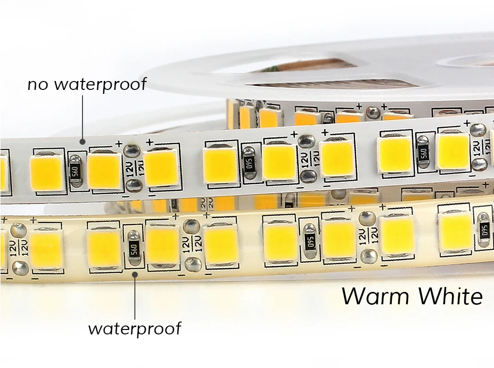 Супер яркая 5054 Светодиодная лента DC 12 В гибкий светодиодный светильник 120 светодиодный/м 5 м/лот, обновление чипа SMD5050 теплый белый/холодный белый/голубой