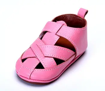 

New Arrival Toddler Baby Girls Boys Shoes Genuine Leather Hollow Out Breathable Baby Moccasins Hard Sole Prewalker Sneaker Shoes