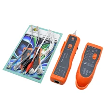 Профессиональный XQ350 LAN Сетевой кабель тестер для Cat5 Cat5E Cat6 Cat6E RJ45 RJ11 телефонный провод трекер Диагностика тон Tracer