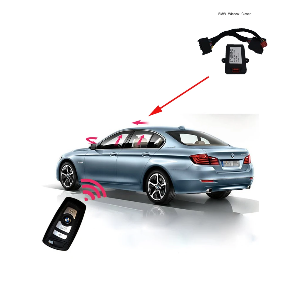 PLUSOBD For BMW 3 Serial F30 F35 Window Closer Automatic Power Window Closer For Window Closing Mirror Fold And Car Alarm