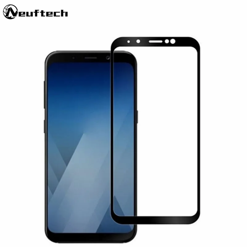 Full Cover Tempered Glass Film For Samsung Galaxy J8 J6 J4 A6 A8 Plus Star 2018 J7 Due MAX Prime2 Screen Protector | Мобильные