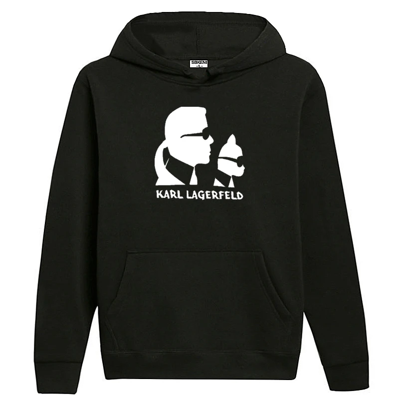 

2019 New Karl Lagerfeld Hoodies Men's Print Women Harajuku Long Sleeve Hoodie Karl Lagerfeld Men Sweatshirt Fashion pullovers