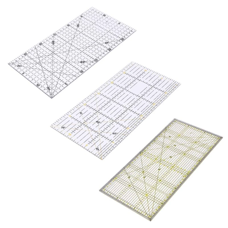 

Quilting Sewing Patchwork Ruler Cutting Tool Tailor Craft Scale Transparent DIY
