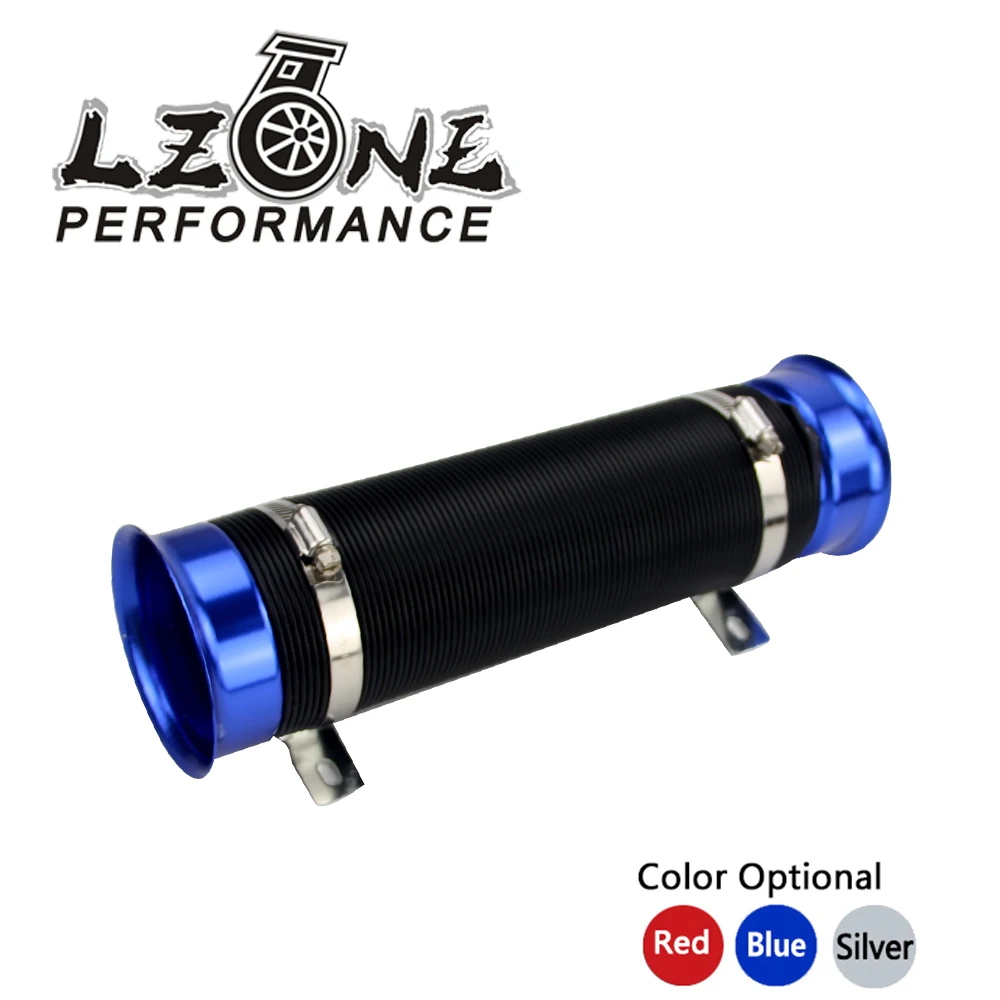 LZONE Air intake 76mm Turbo exhaust pipe Multi Flexible Air Intake Pipe