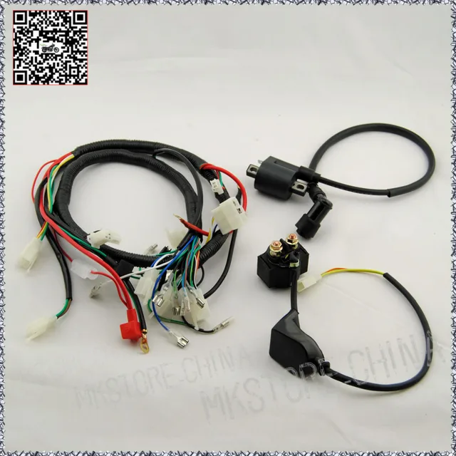 250cc coil with lead solenoid quad wiring harness 200 250cc chinese 250cc coil with lead solenoid quad wiring harness 200 250cc chinese electric start loncin zongshen ducar lifan free shipping