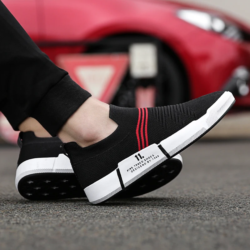 2018 zapatillas de deporte de malla transpirable para hombre al aire libre, zapatos deportivos para correr, calcetines, zapatillas deportivas para mujer, zapatos de primavera y verano
