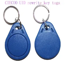 5 ШТ. IC карты Сменные UID Записываемый брелки ключевые теги 13.56 МГц writable rfid NFC брелки Блок 0 сектора
