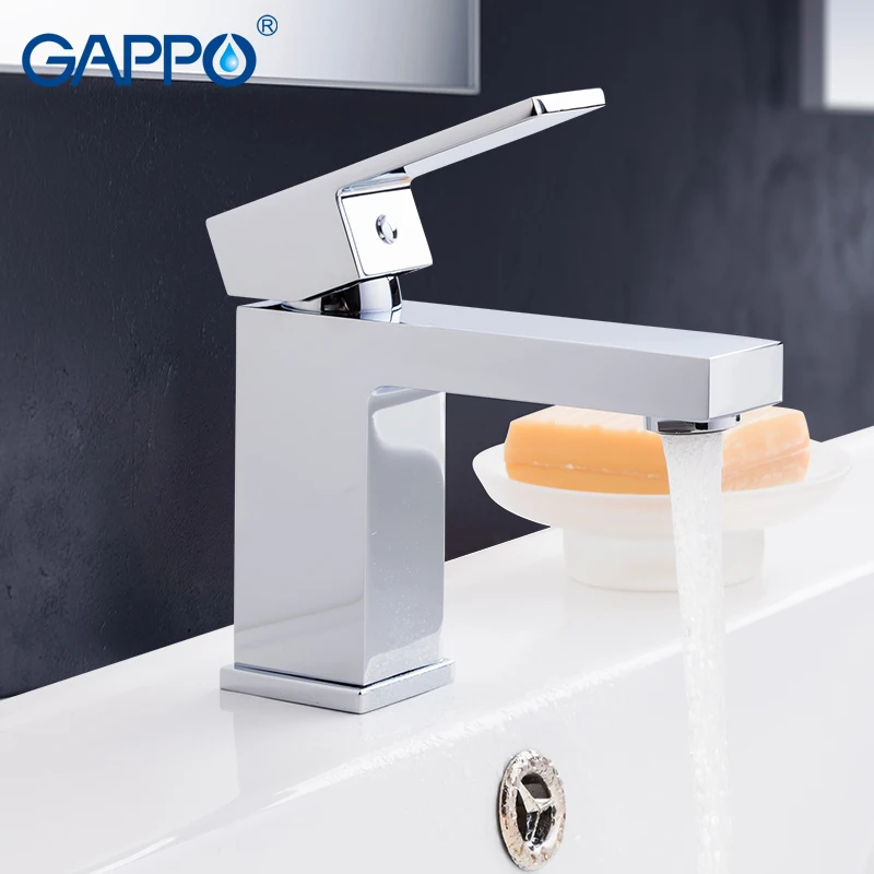 

GAPPO Basin Faucets chrome plating mixer tap bathroom brass basin faucet taps washbasin water faucets deck mounted mixers