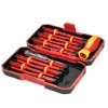 13pcs 1000V hand tools Changeable Insulated Screwdrivers Set + Magnetic Slotted Phillips Pozidriv Torx Bits electrician tools ► Photo 2/6