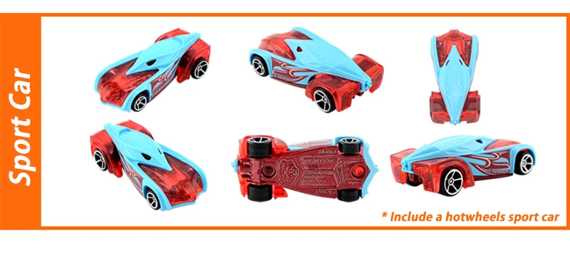 Оригинальная игрушка для спортивного трека Hot Wheels, ударопрочная забавная игрушка, высокое качество, подарочная коробка, автомобиль Hotwheels, режим трека CDL49 для детей