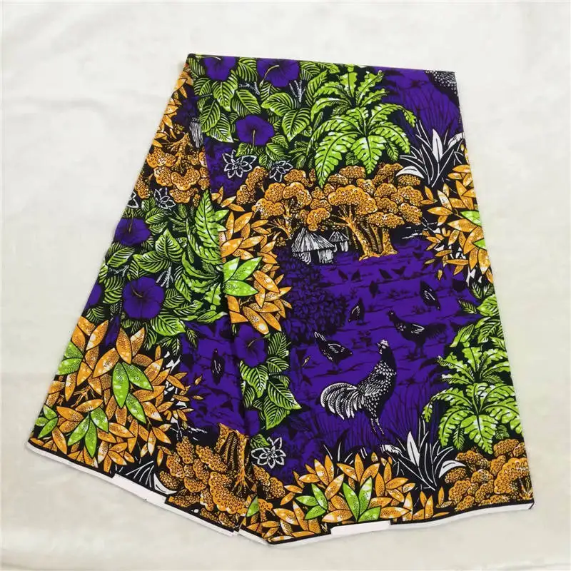 

2019 New arrival african ankara wax 100 cotton wax hollandais african wax hollandais 6yards/piece ! J51901