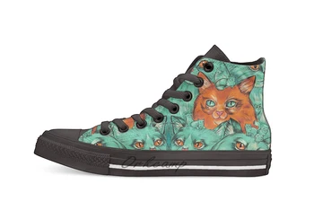 

Kitty Madness Casual High Top Canvas shoes sneakers For Drop shipping