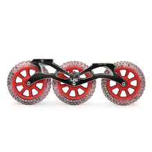 Flying Eagle Ultra-sônica Velocidade Patins Inline Frames & 3X125mm 88A CONDUZIU a Iluminação Firestones Lazerwheelz CNC 10.5'' patines de Base